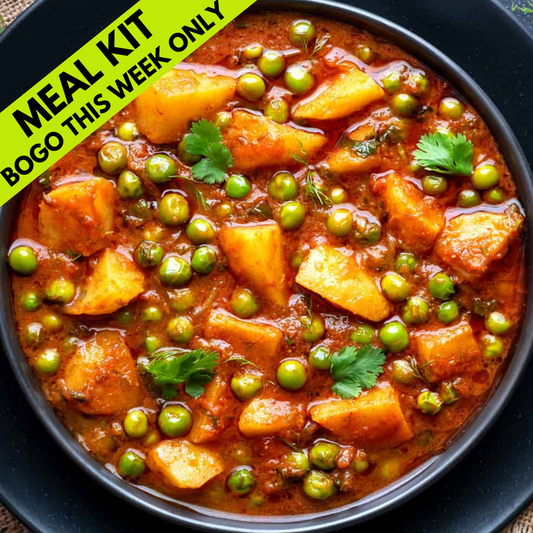 Potato & Green Pea Masala Curry w/ Basmati Rice