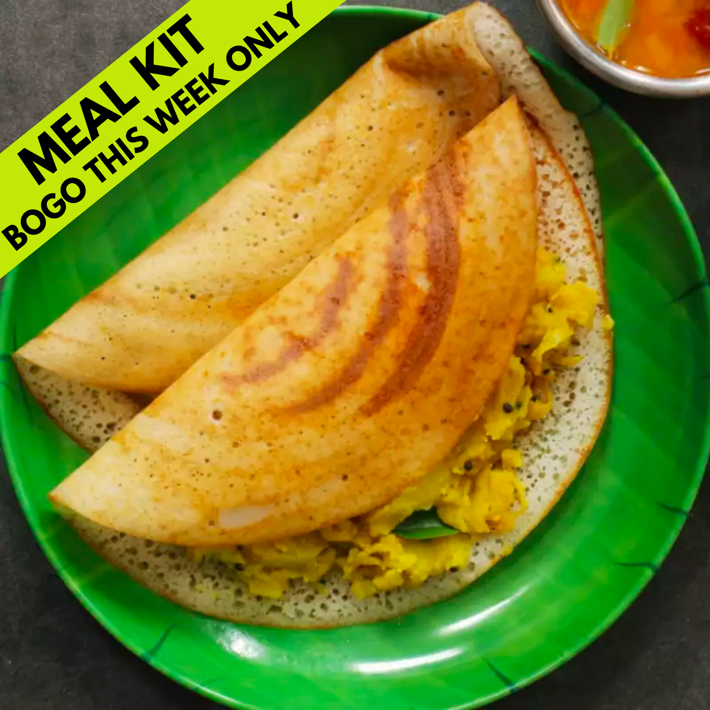 Dosa w/ Potato Curry